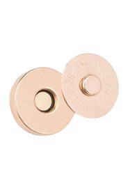 Resim SeraSelin 2 Adet 18 Mm Perçinli Mıknatıslı Çıtçıt Gold Çıtçıt DİKİŞSİZ Kolay Takılır Mıknatıslı Çıt Çıt Altın 