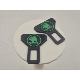 Resim Skoda Kemer Tokası , Skoda Araç Kemer İkaz , Kemer Bip Bip - 2 Adet 