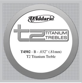 Resim D'addario T4502 Klasik Gitar Tek Tel. T2 Serisi. Tıtanıum Trebles 