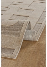 Resim Kaşmir Halı İskandinav Tora Beige 160x230 Cm Salon Mutfak Halısı Yolluk Bej 