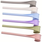 Resim 6 Paket Silikon Pipet, Snap-Open, Yeniden Kullanılabilir, Yıkanabilir, Katlanabilir, BPA-Free, Sıcak ve Soğuk Uyumlu, Yaratıcı Mutfak Aletleri, Çeşitli Renkler 