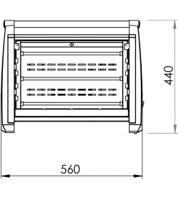 Resim Kumtel LX-2832 1500 Watt Siyah Quartz Isıtıcı Kapalı ve Açık Alanlar İçin Kullanım 