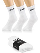 Resim Ozzy Socks 3 Çift Uzun Konçlu Tenis Spor Çorabı Beyaz Paket 