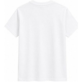 Resim Vadon 1009 Kadın Pamuklu Regular Fit Bisiklet Yaka Yumuşak Dokulu Kısa Kollu Basic T-shirt Beyaz 