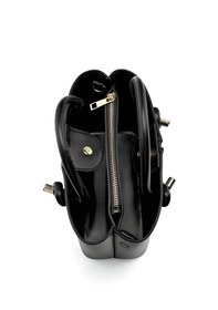 Resim Daj Company Kadın Orta Boy Ofis Çok Amaçlı Deri El Ve Omuz Çanta Çapraz Askısı Mevcuttur Siyah 