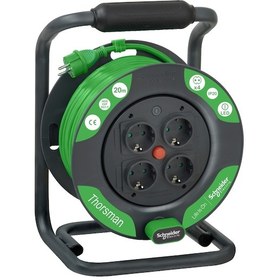Resim Schneider Thorsman Kablo Makarası IP20 HO5VVF 3G1.5 20MT Kablo Topraklı - IMT33140 