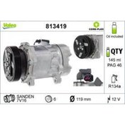 Resim Valeo KLIMA KOMPRESORU CADDY III SHARAN TRANSPORTER V MULTIVAN V FORD GALAXY S - 813419 