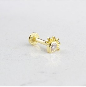 Resim Glorria Altın Damla Tragus Piercing 75163418 