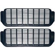 Resim Tesla Model 3 İçin Yatay Çubuk Koruyucu Kapak Araba Koltuğu Altında Hava Çıkışı Klima Hava Girişi Filtresi 