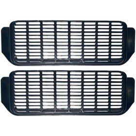 Resim Tesla Model 3 İçin Yatay Çubuk Koruyucu Kapak Araba Koltuğu Altında Hava Çıkışı Klima Hava Girişi Filtresi 