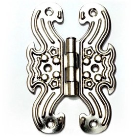 Resim Dekoratif Sac Kelebek Menteşe - Büyük, Nikel, 100 Adet 