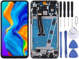 Resim Huawei P30 Lite Uyumlu Lcd Ekran Dokunmatik Full Çıtalı Siyah MAR-LX1 MAR-LX1A 