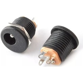 Resim Ic-258 Dc Şase 2.5 Mm 5.5X2.5 Mm Erkek Şase Jak Fiş Somunlu 25 Adet 