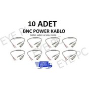 Resim Kamera Montaj Bnc Power Kablosu Bnc Ve Dc Power Jack Kablo 