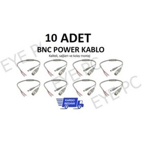 Resim Kamera Montaj Bnc Power Kablosu Bnc Ve Dc Power Jack Kablo 