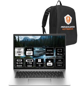 Resim HP EliteBook 840 G11 İntel Core Ultra 7 155H 16GB 1TB SSD 14'' WUXGA W11P A970V8ETX & PER4 ÇANTA 