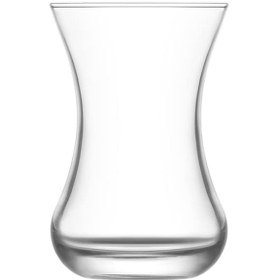 Resim LAV Demet Cam Çay Bardağı 6 Kişilik 135 ml 