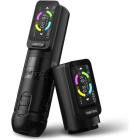 Resim Zetton Siyah Çift Bataryalı Kablosuz Pen Dövme Makinesi 4.0mm Stroke-114899 