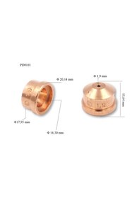 Resim Trafimet A101-a141 1,9mm Plazma Kesim Memesi Pd0101-19 