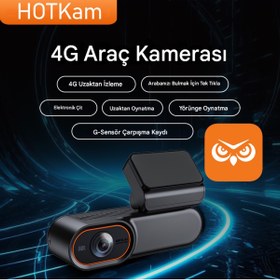 Resim O-KAM 2026 4G Görüntülü Araç Takip Sistemi Google Maps 1080p Kamera GPS 4G 
