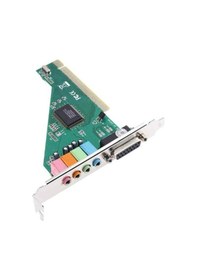 Resim Sirius Sound Pro HT8738AM/PCI CMI8738 4.1 Kanal PCI X8 Ses Kartı 