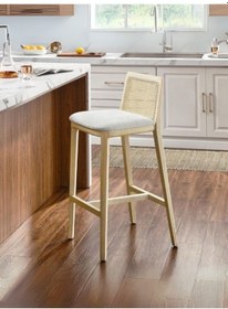 Resim Martha Krem Bar Sandalyesi Krem 