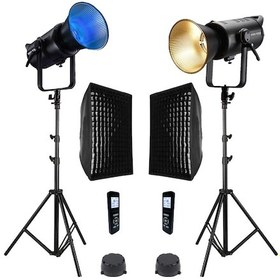 Resim Gdx EXC-180RGB-II RGB Led Video Işığı 2'li Full Set (BW6090) 