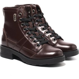 Resim Kadın Çizme OXW002401 Oxs Frank 0024 Mıd W Leather Dk.burgundy 