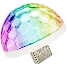 Resim Nurfeyza Mini Sihirli Disko Topu 4w Led Usb Küre Android Usb Adaptörlü 