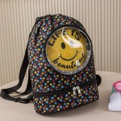 Resim Lanqingling Seyahat Karikatür Yüzme Çantası Büyük Kapasiteli Kuru ve Islak Ayırma Çantası Çok Işlevli Su Geçirmez Banyo Çantası Seyahat Spor Saklama Çantası (Yurt Dışından) 