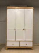 Resim Marin 3 Kapılı Dolap, Bebek Ve Genç Odası Dolap Beyaz 