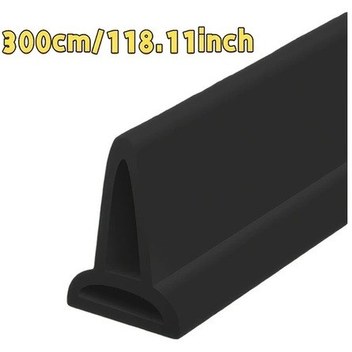 Dashanshop 1 Adımlı Kurulum 118 İnç Katlanır Banyo Bariyeri Duş Ve Tuvalet Ayırıcı Siyah 100 Cm