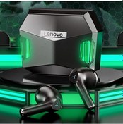 Resim Lenovo Gm5 Tws Bluetooth Kablosuz Spor Su Geçirmez Gürültü Azaltma Oyun Kulaklığı Mic İle Siyah 