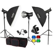 Resim Godox SK400 II W/S 3'lü Stüdyo Softbox Paraflaş Seti 