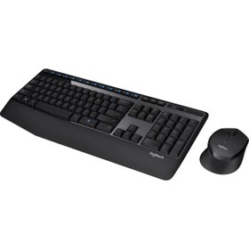 Resim logitech Kablosuz Klavye Mouse Seti Türkçe Q Siyah Kablosuz Klavye Ve Mouse Seti 