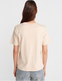 Resim Dilvin 31763 Bisiklet Yaka T-shirt-taş Taş 