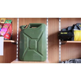 Resim Pars 20 Litre Yeşil Metal Benzin Bidonu 