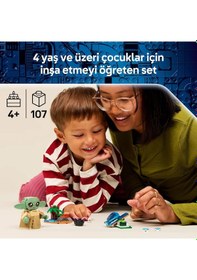 Resim LEGO® Star Wars: The Mandalorian™ Grogu’nun Yuvası 75443-4 Yaş Üzeri Çocuklar için Figür İçeren Yaratıcı Oyuncak Yapım Seti (107P) 