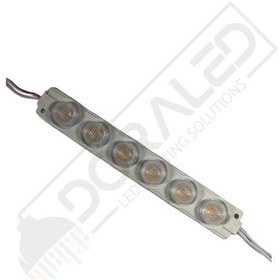 Resim 12 Volt 6 Watt 6 Mercekli Beyaz Modül Led 10 Adet 