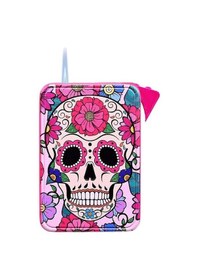 Resim La Catrina Sigara Tabaka Ve Çakmak Seti Pembe 