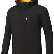 Resim Erkekler için Hafif Kapüşonlu Yağmurluk - Günlük Polyester Dış Mekan Yağmurluk, Yürüyüş için Makinede Yıkanabilir 