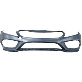 Resim BZT Mercedes C Class- W205- 14/17; Ön Tampon Gri (Far Yıkamasız/Sensor Delikli)(AMG)(TW) 2058801840 