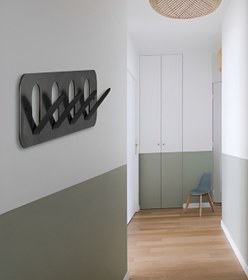 Resim Hvngroup Metal Elips Duvar Askılık Siyah 