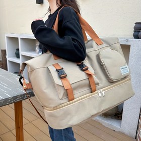 Resim 2025 Eonothem Büyük Kapasiteli Seyahat Tote Çantası - Ayarlanabilir Omuz Askıları, Çoklu Bölümler ve Yan Cebi ile Çok Fonksiyonlu Hafif Dayanıklı Polyester Bagaj, Tatil, Kamp, Plaj, Alışveriş, Seyahat, Kamp Ekipmanı, Günlük Stil, Sağlam Tutma Sapı, Tatil Gereksinimleri, Kompakt Tasarım, Yüksek Kaliteli Malzeme, Küçük Seyahatçiler 