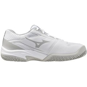 Resim Mizuno Break Shot 5 Cc Kadın Tenis Ayakkabısı Beyaz Çok Renkli 