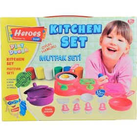 Resim Heroes Mutfak Seti Oyun Hamuru Seti 15 Parça Ern-577 