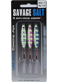 Resim Savage Gear Psycho Sprat Lrf 3 Adet Turkısh Zebra Mıx Lrf Jig Yem 