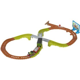 Resim Thomas ve Arkadaşları Tren Seti Sür-Bırak HGY82-JCY74 