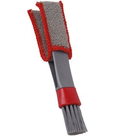 Resim Sones Araba Yıkama Fırçası Yumuşak Göbekli Çok İşlevli Toz Giderme Aleti, Renk: Kırmızı Gri Hava Çıkış Fırçası Diğer 