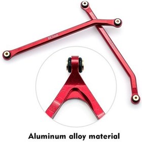 Resim Novahub Scx24 1/24 Alüminyum Şasi Bağlantı Seti, Yüksek Açıklıklı, Gümüş Renk 